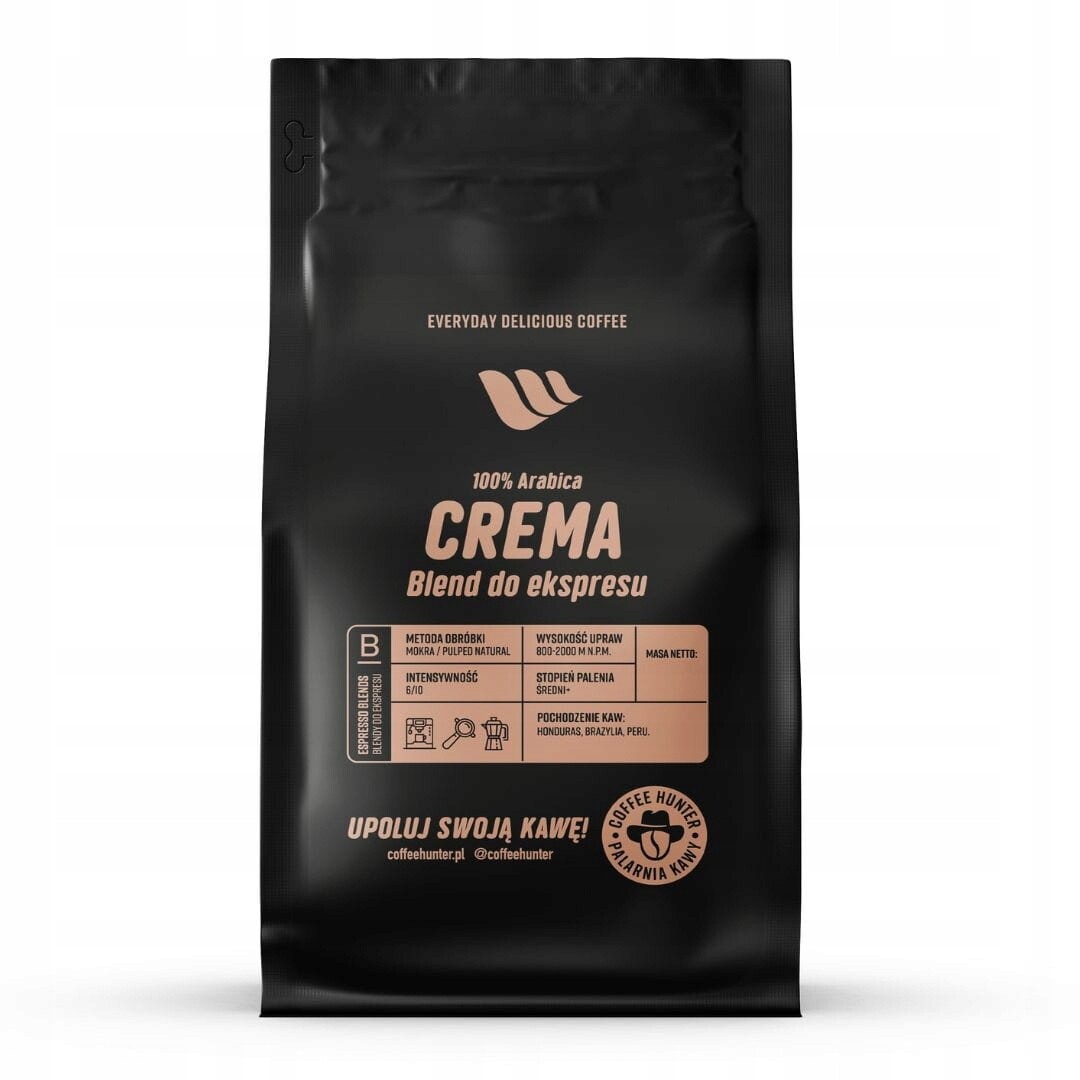 Crema Blend Káva Zrnková 3 x 1 kg