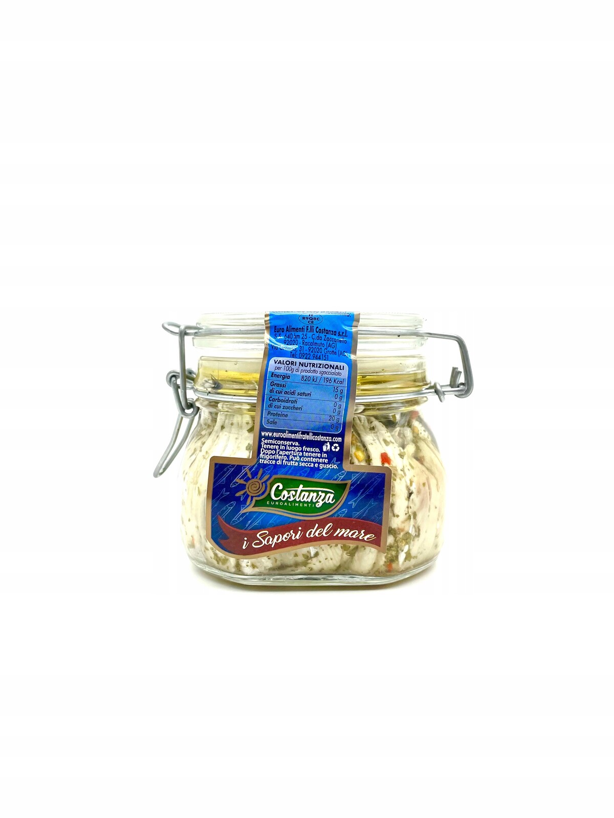 Alici Marinate Anchois nakládané 2 x 580g! Sicílie