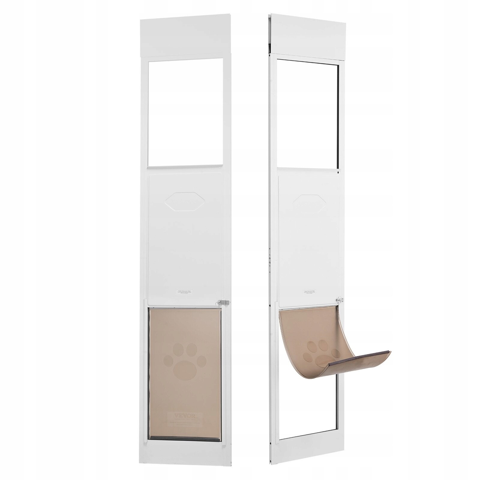 Dvířka pro psy pro posuvné dveře Hliníková regulace výšky XL