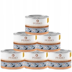 Perro Monoproteinové Krmivo Mokré vepřové s celerem 6x410g pro psa