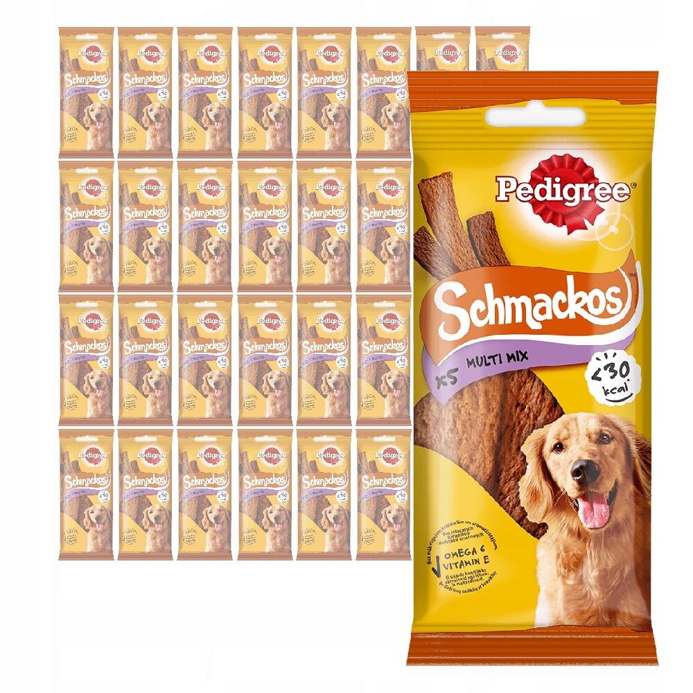 Pedigree Schmackos Multi MIX 30x36g Psí Pamlsek 150 Kusů