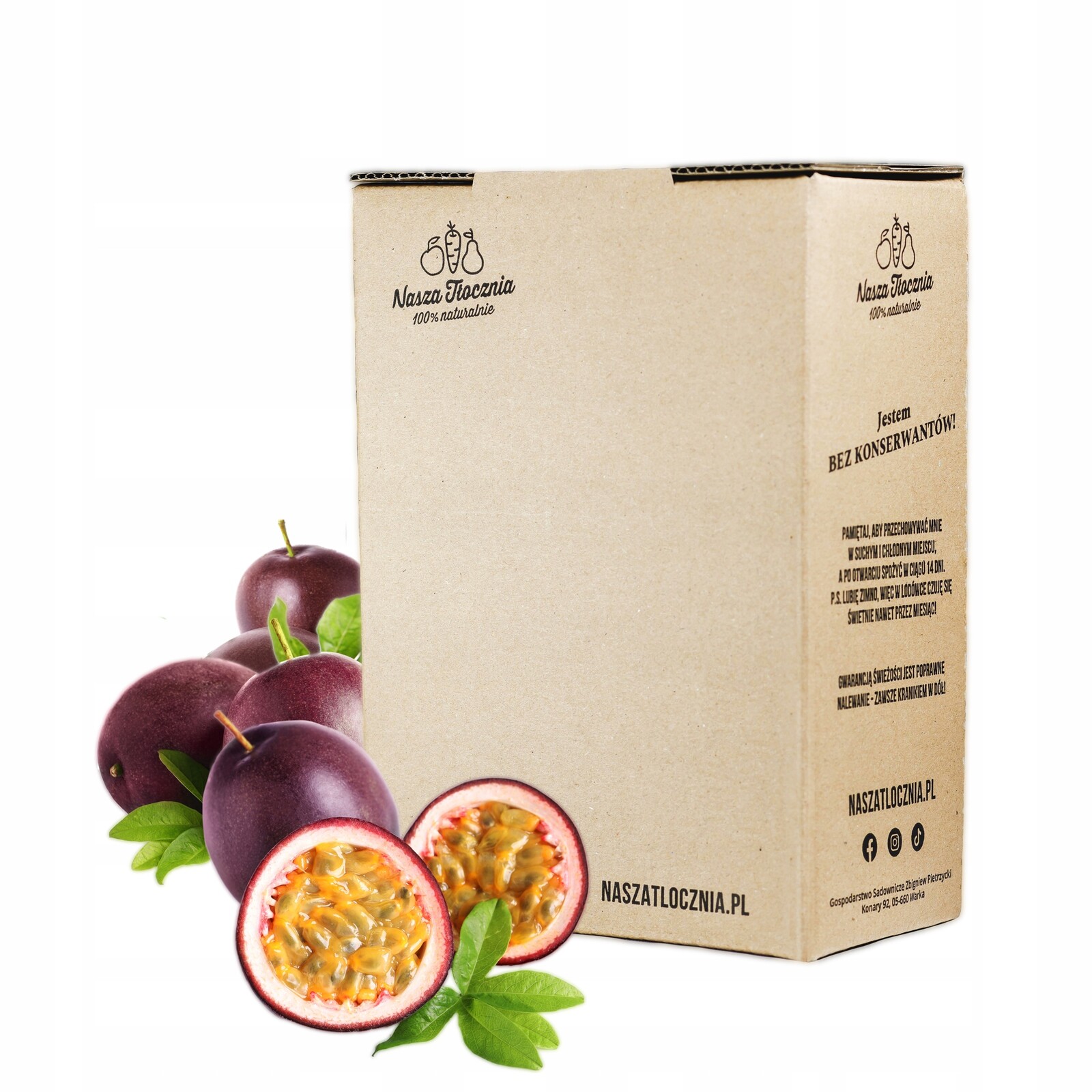 Marakuja 100% prémiová Nfc lisovaná šťáva z marakuji pornstar martini sour 3L