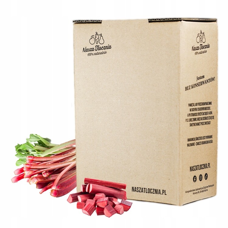 Prémiová šťáva z Malinové rebarbory 100% Nfc bez vody bez cukru rhubarb 5L