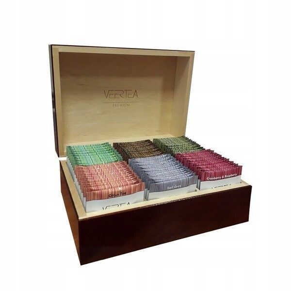 Čaj sada Veertea Box hnědá 96 obálek jako dárek