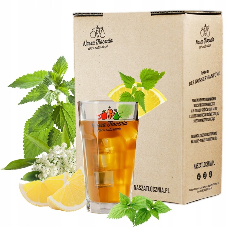 Limonáda Fit podporující Kopřivu & Květy černého bezu prémiové složení 5L