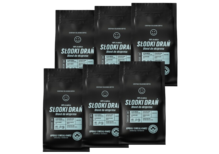 Sada 6 kg Sladký dranec Káva Zrnková Čerstvě pražená
