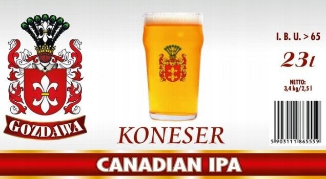 Pivní pivo Koneser Canadian Ipa