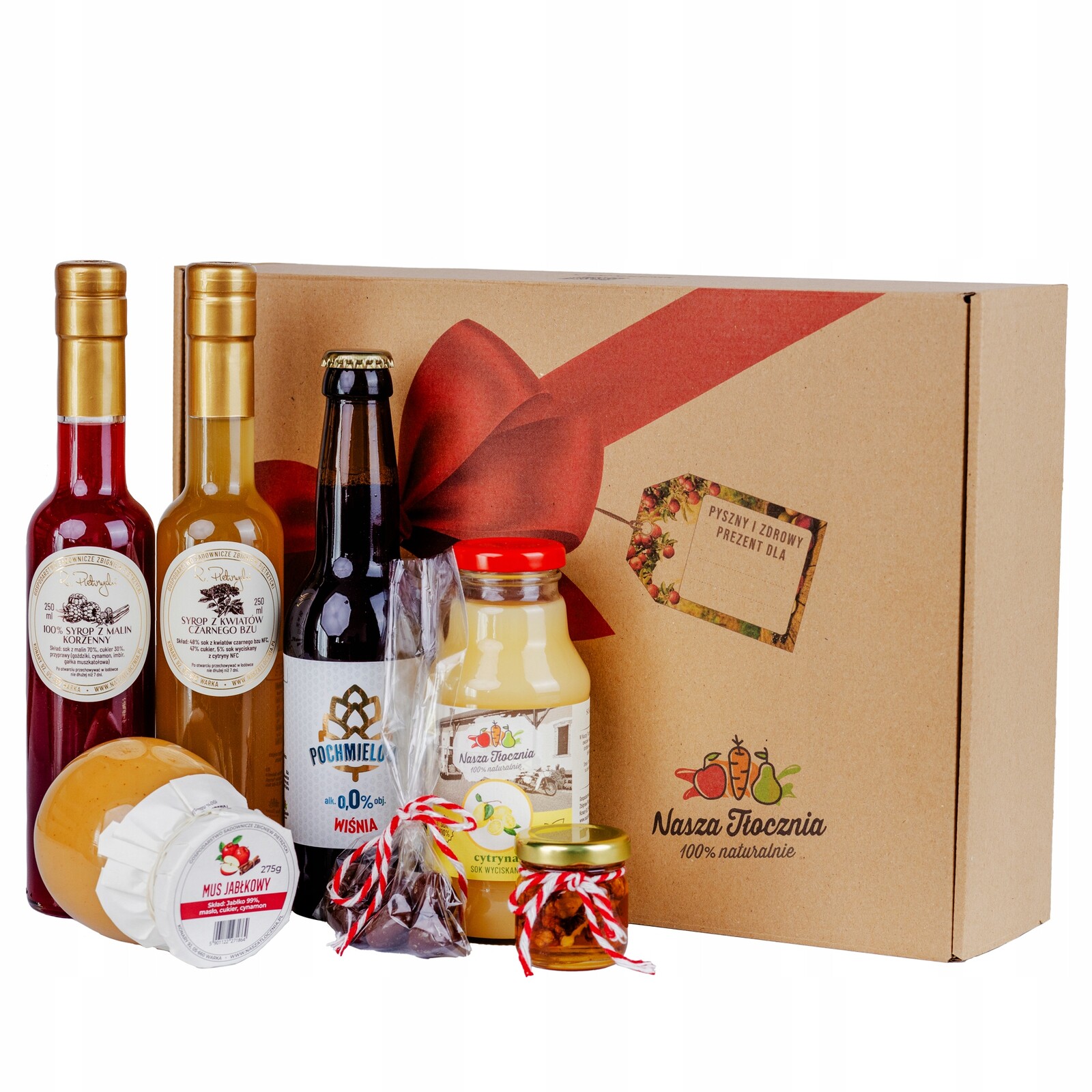 Dárková sada Dárkové narozeniny rodina Zdravý dárkový koš