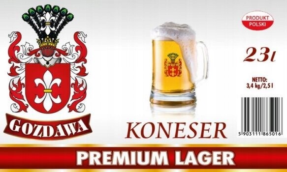 Pivní pivo Koneser Premium Lager