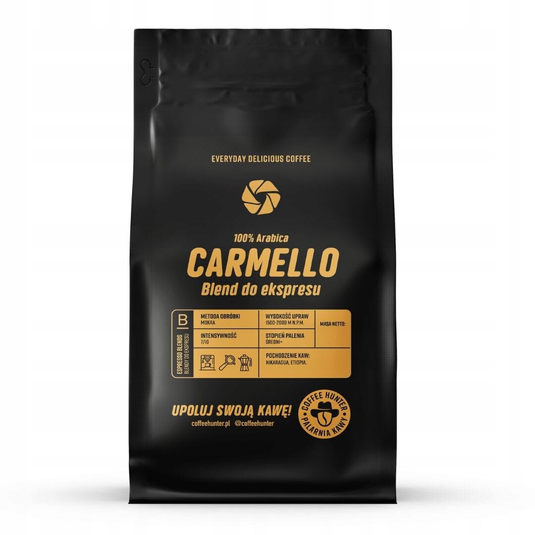 Carmello Blend Káva Zrnková 3 x 1 kg