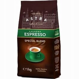 Káva zrnková Astra Jemné Espresso 1000 g