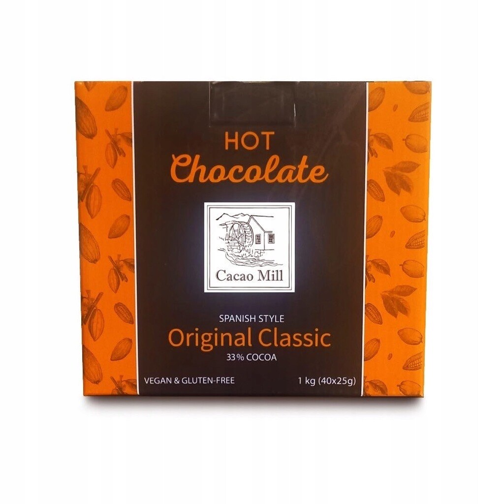 Horká čokoláda Classic Original v sáčcích Cacao Mill 40x25g