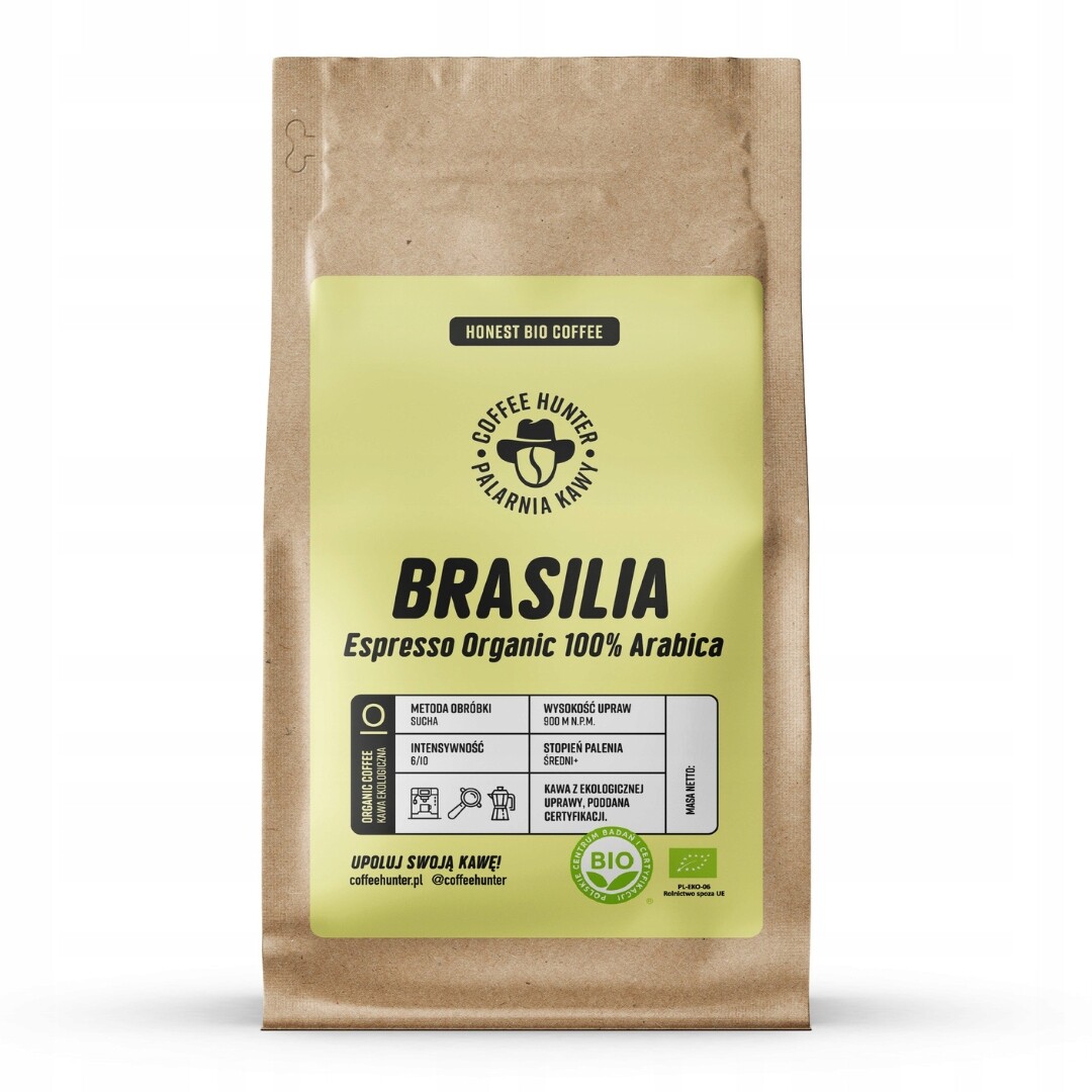 Káva Organická Brasilia Colibri Espresso Káva 3 x 1 kg