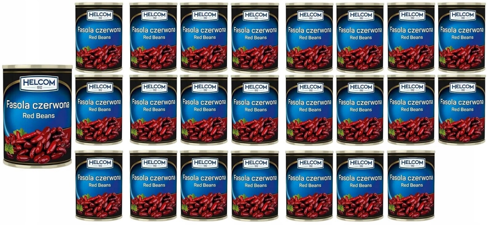 Červené fazole konzervovaná v plechovce easy open Helcom 400 g