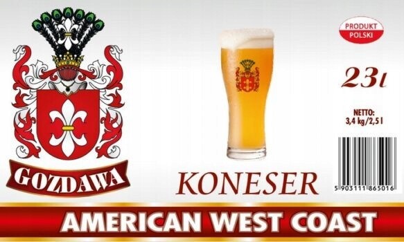 Pivní pivo Koneser American West Coast