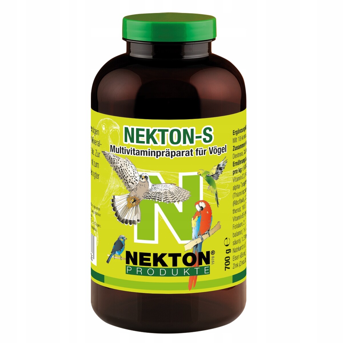 Nekton S multivitaminový přípravek pro papoušky 700g