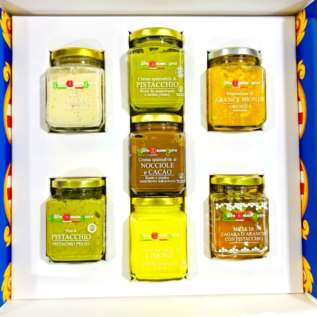 Dárková sada Sladký a suchý výběr 7 kusů Sicílie