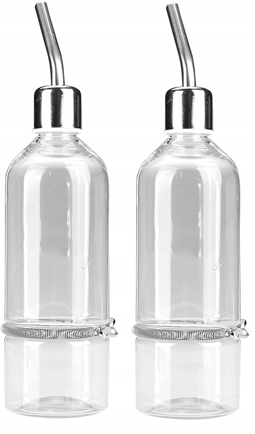 2 X Napáječka Na Vodu Pro Papoušky Ptáků 21 X 5 CM – Automatický Dávkovač