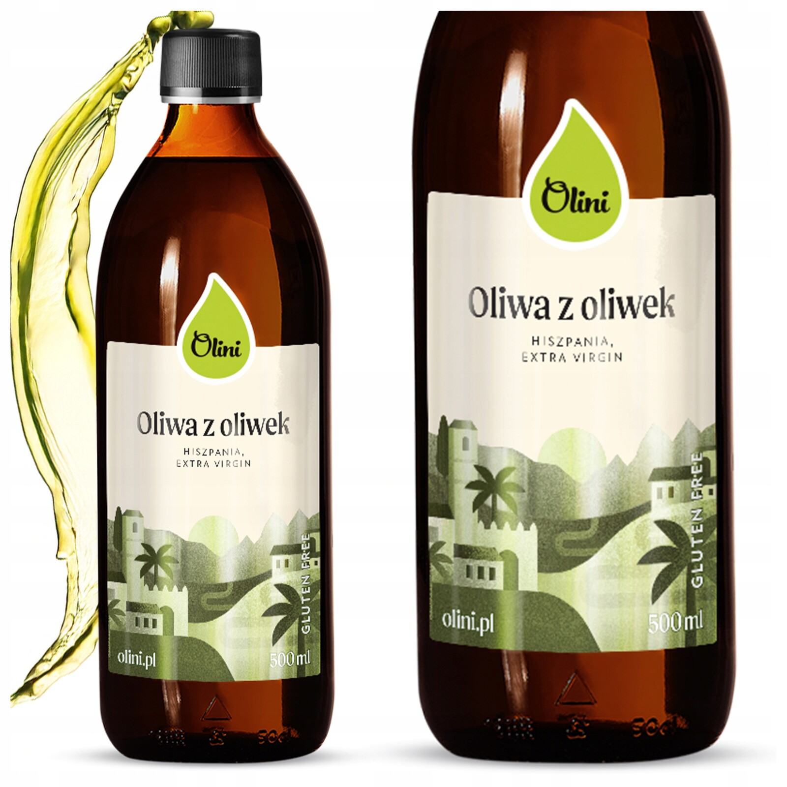 Olivový olej extra panenský španělský lisovaný za studena Olini 500 ml