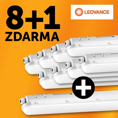 Zářivka LEDVANCE Damp Proof 120cm 42W/4000K neutrální bílá IP65 AKCE 8+1