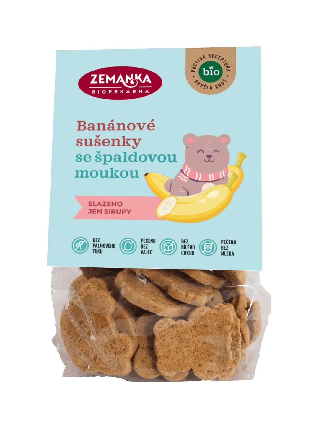 ZEMANKA Špaldové banánové bio sušenky 100 g