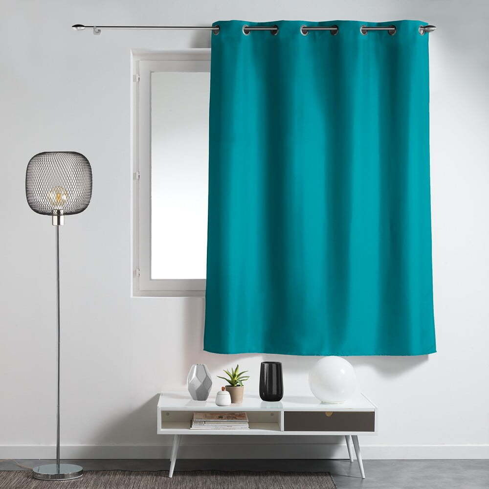 Modrý závěs 140x180 cm Essentiel – douceur d'intérieur