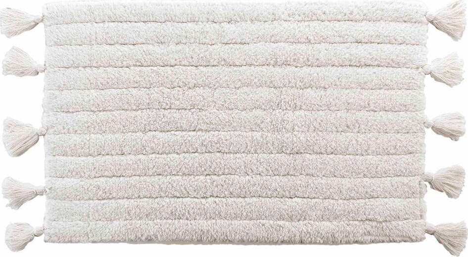 Bílá koupelnová předložka 50x80 cm Minatis – douceur d'intérieur