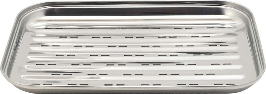 Grilovací tácek z nerezové oceli Cattara Baron, 34 x 24 cm