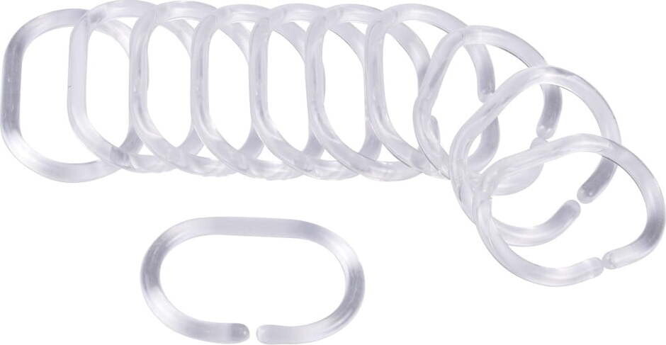 Háčky ke sprchovému závěsu v sadě 12 ks 4 cm Vitamine – douceur d'intérieur