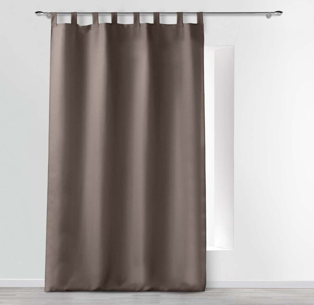 Hnědý závěs 140x260 cm Essentiel – douceur d'intérieur