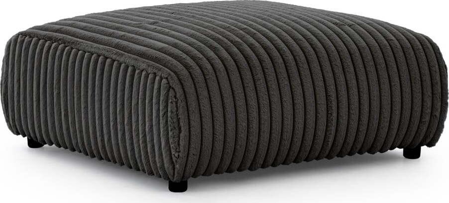 Tmavě šedá manšestrová podnožka Justin – Ropez