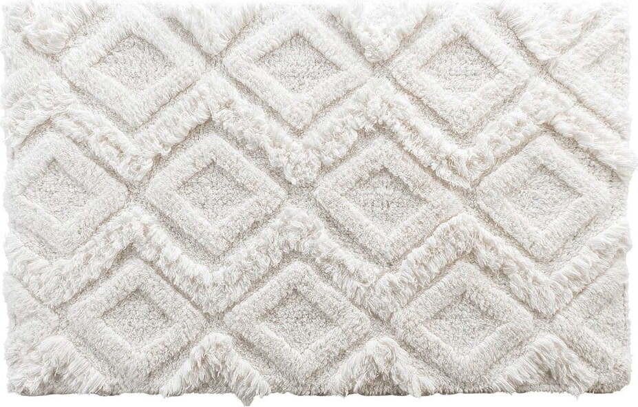 Bílá koupelnová předložka 50x80 cm Ikatis – douceur d'intérieur