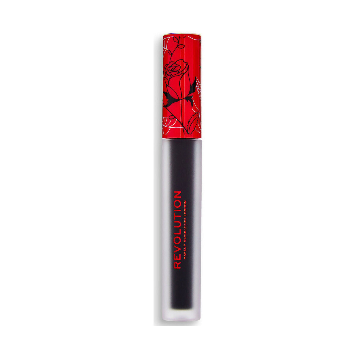 Makeup Revolution  Vinyl Liquid Lipstick - Nightmare  Černá