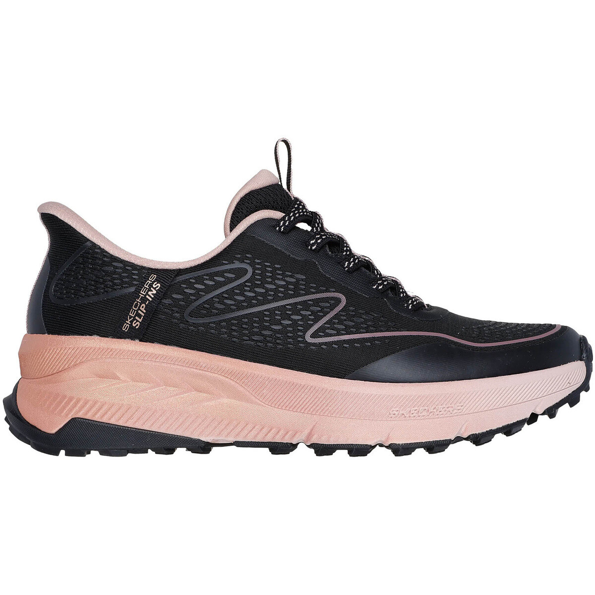Skechers  Slip-ins Switch Back - Mist 180157-BKPK Black Pink  ruznobarevne