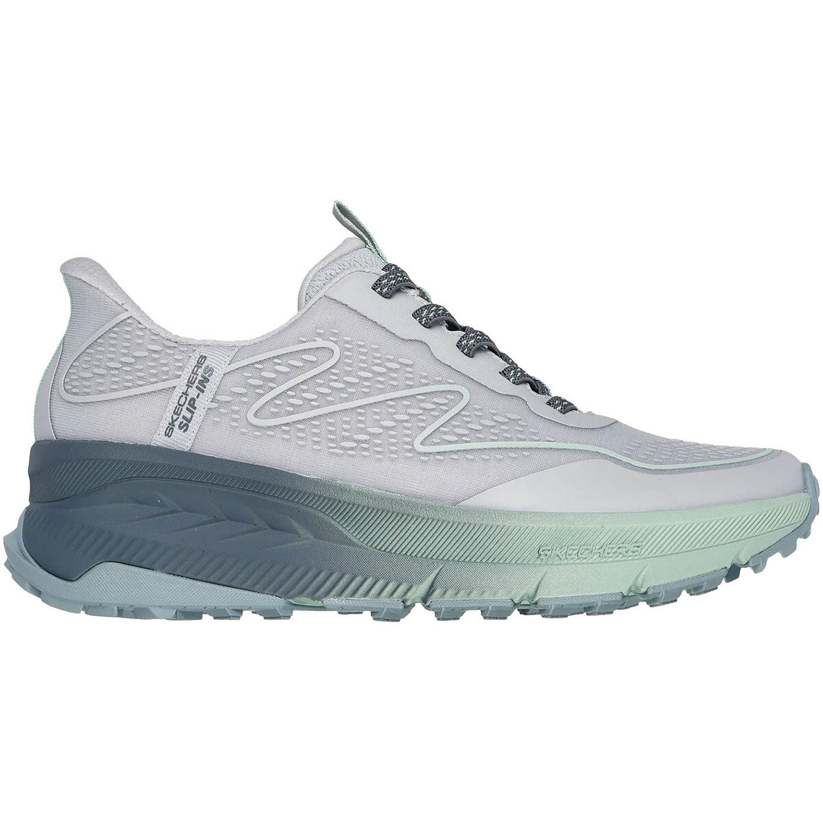 Skechers  Slip-ins Switch Back - Mist 180157-GYGR Gray Green  Zelená