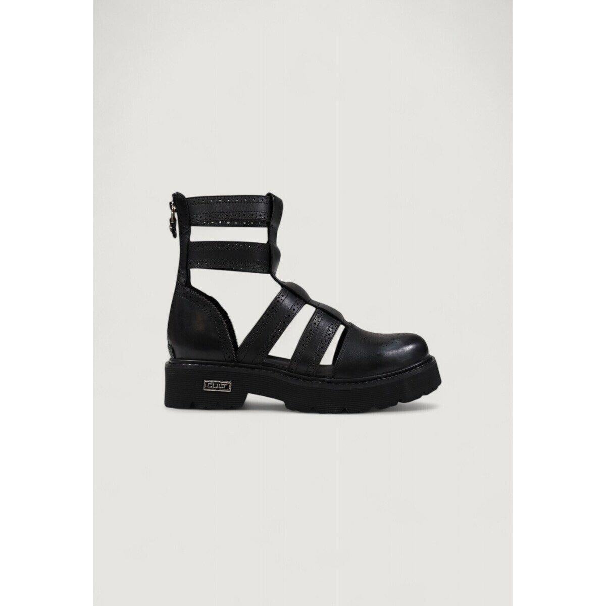 Cult  SLASH 4441 MID W LEAT/PERF. LEAT. CLW444100  Černá