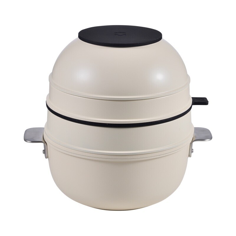 MASTERPRO Sada nádobí s nepřilnavým povrchem SHARE PLAY 10 ks béžová BGMP-8062-BE