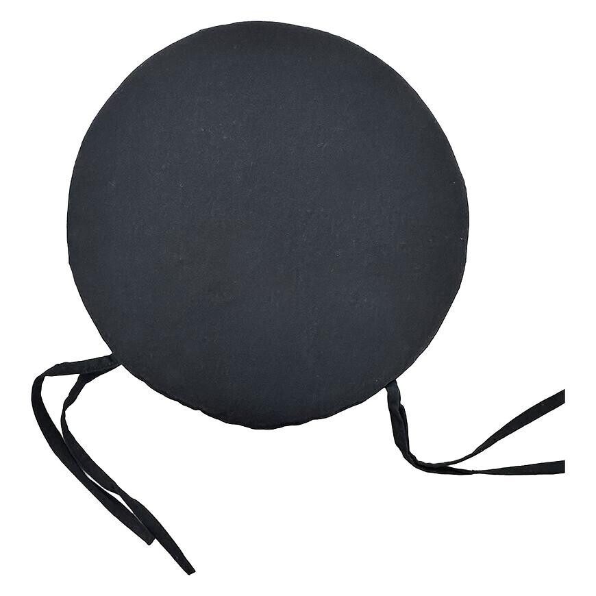 Podsedák na židli SSE-AAT-CP-3475 (2 cm) kulatý, černý