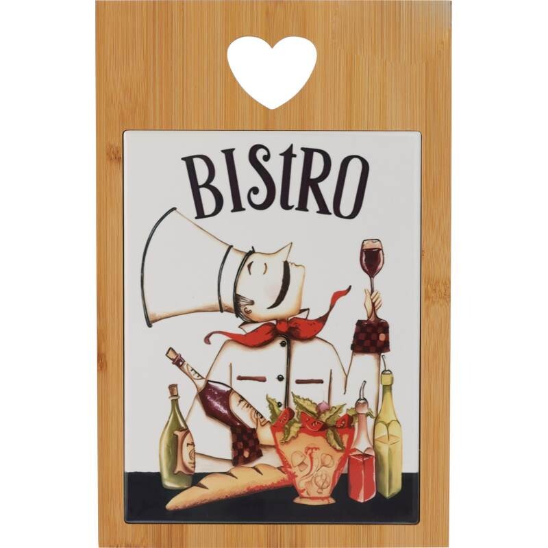 EXCELLENT Sevírovací prkénko s keramickou kachlí VIN KO-280000130vin