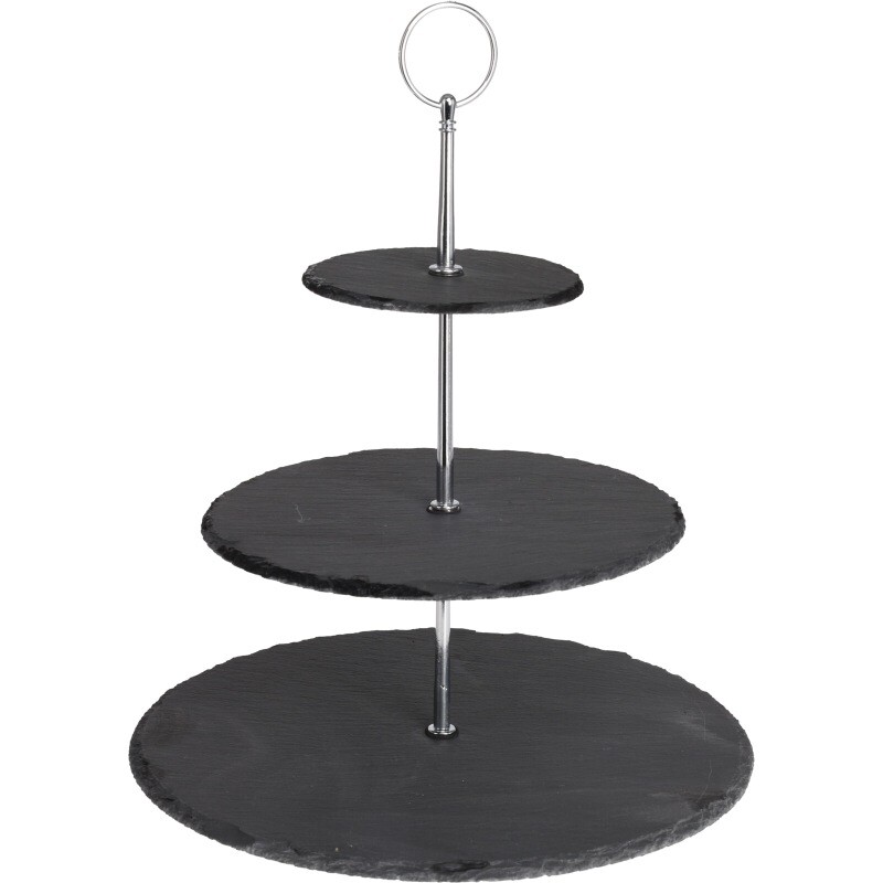 EXCELLENT Servírovací 3patrový stojan na zákusky 34 cm KO-210000800