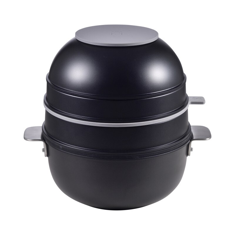 MASTERPRO Sada nádobí s nepřilnavým povrchem SHARE PLAY 10 ks černá BGMP-8061-BK