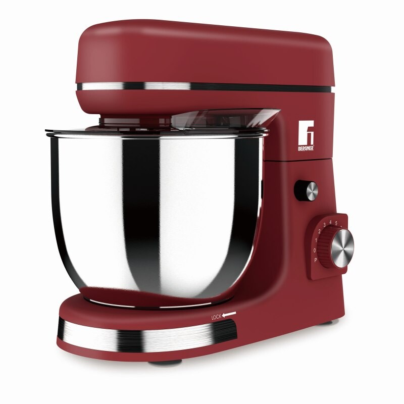 BERGNER Kuchyňský robot 1300W MAROON BG-51036-RD