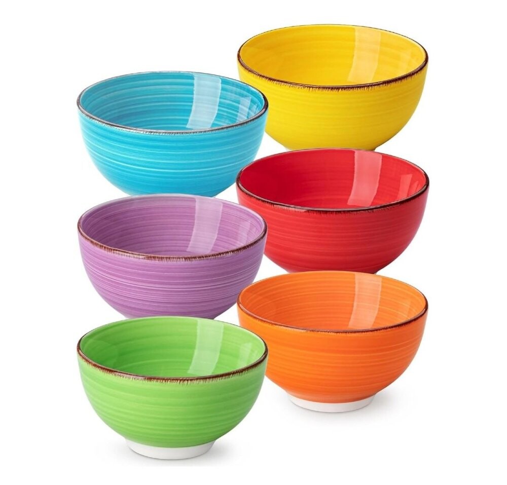 HIT Miska na polévku sada 6 ks 14 cm COLOURS HT-24326750