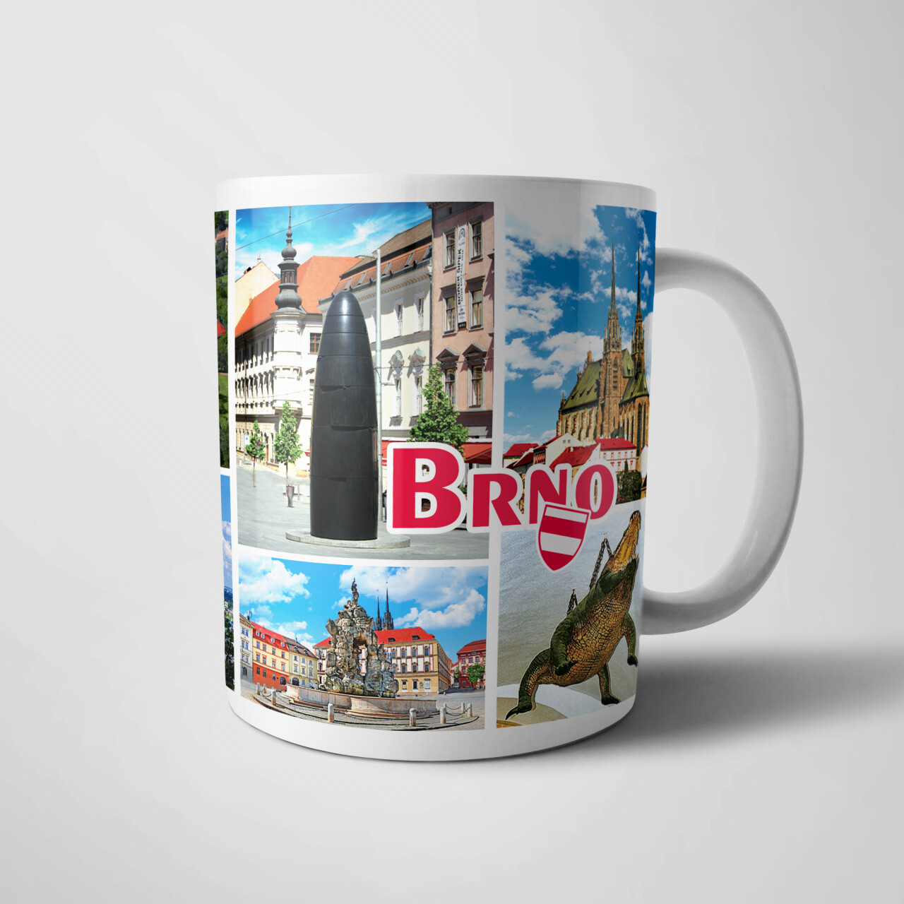 Hrnek Brno s fotkami - barevný
