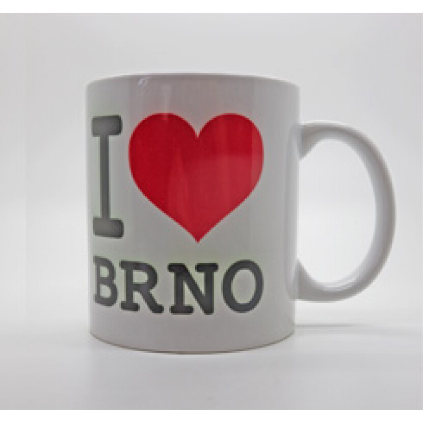 Hrnek I Love Brno - bílý