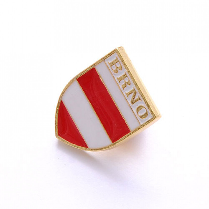 Odznak (pins) Brno 2x1,5 cm - barevný