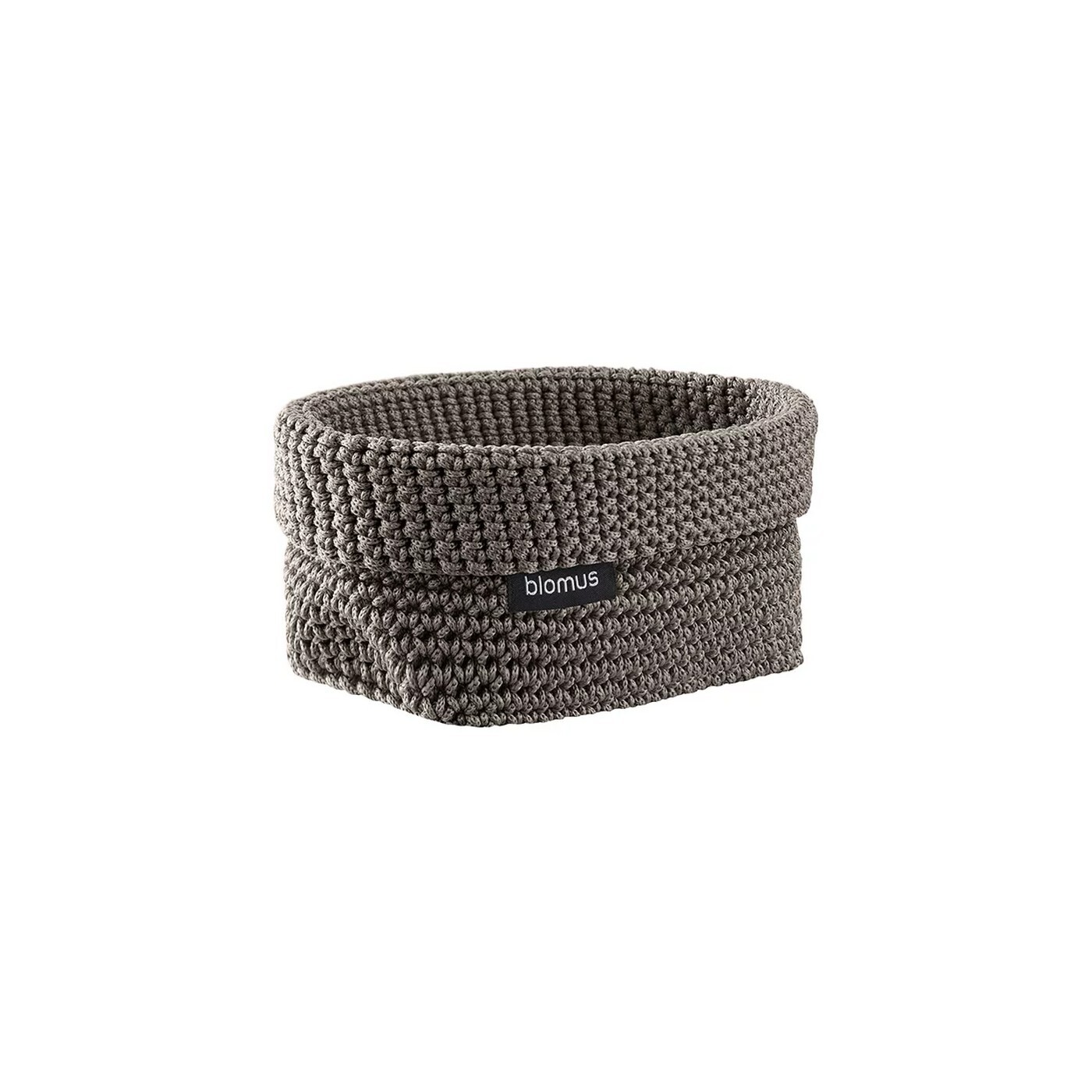 Hačkovaný košík 9x15 cm Blomus TELA - šedohnědý