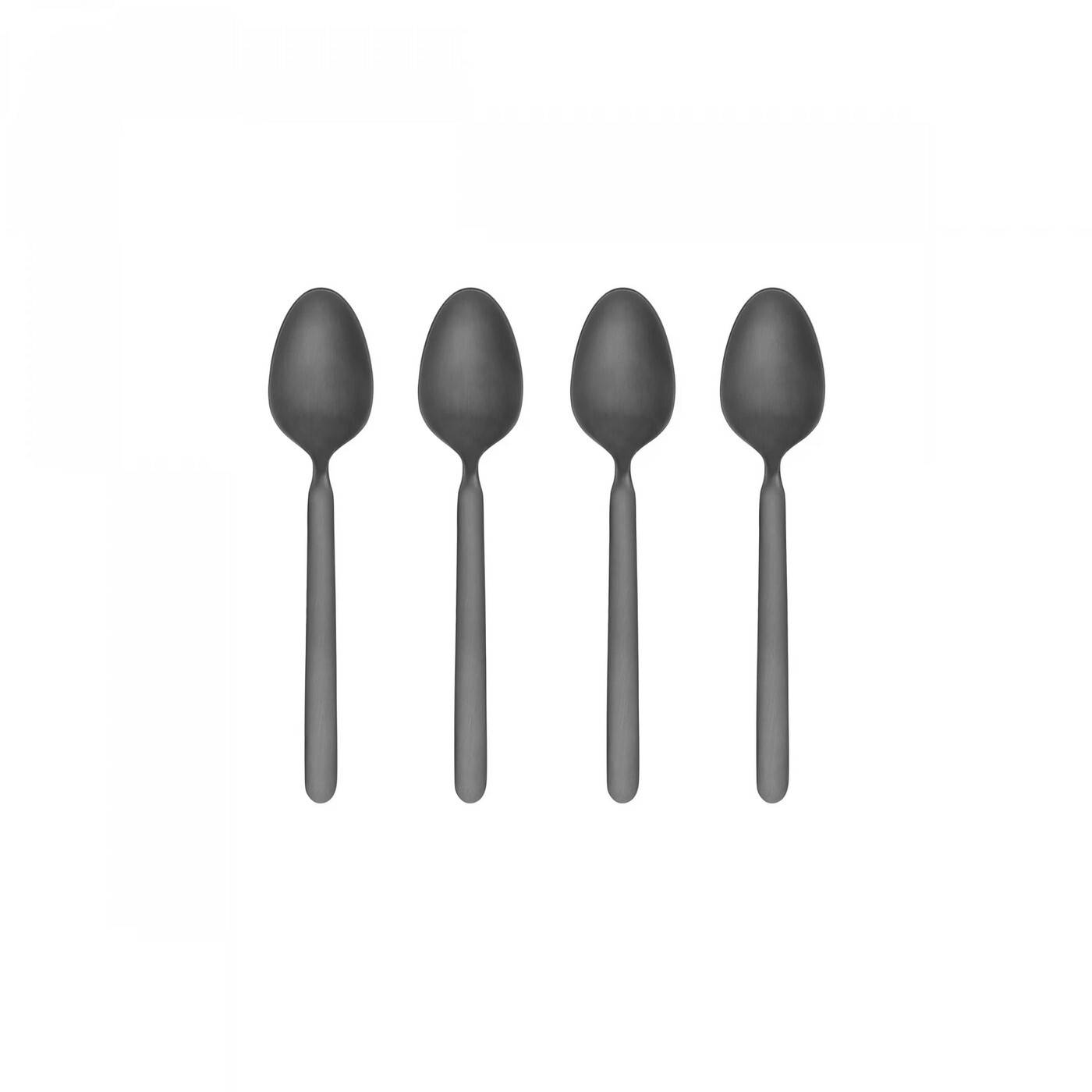 Sada 4 ks lžiček na espresso Blomus STELLA - černá