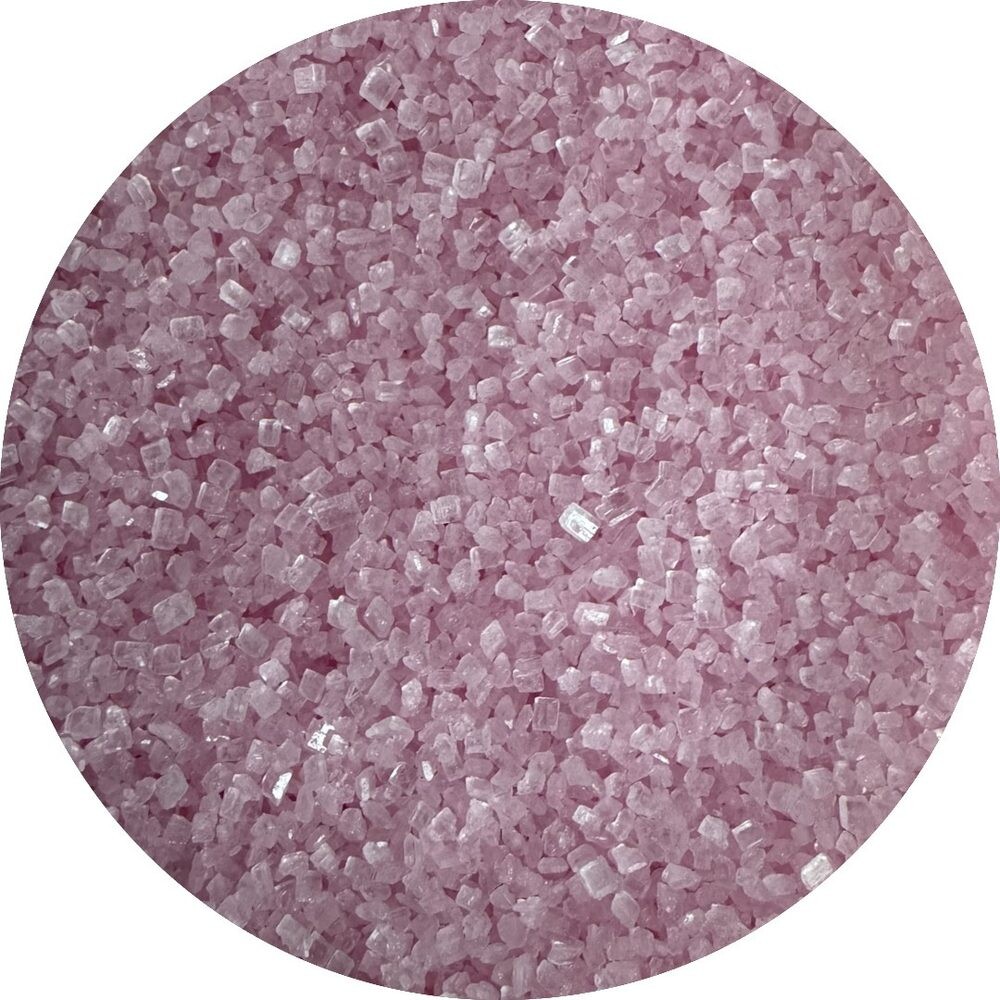Růžový dekorační cukr - 50 g - Ostatní