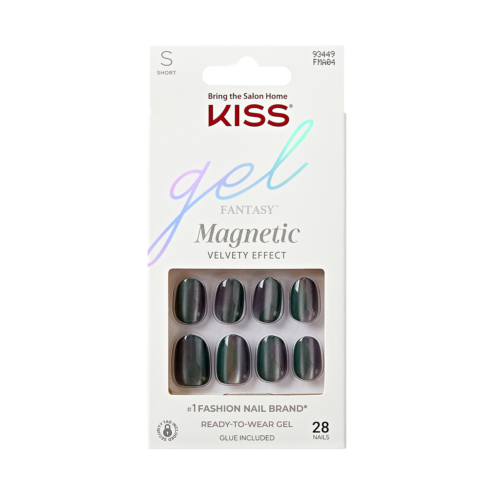 KISS Gelové nehty Gel Fantasy Magnetic 28 ks